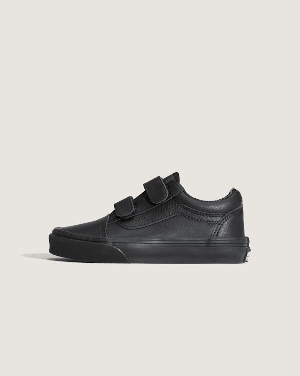 Sneakers og sko Vans Kids Old Skool Hook and Loop Classic Tumble (4-8 Years) Sort | VN000CYAHF9, 0