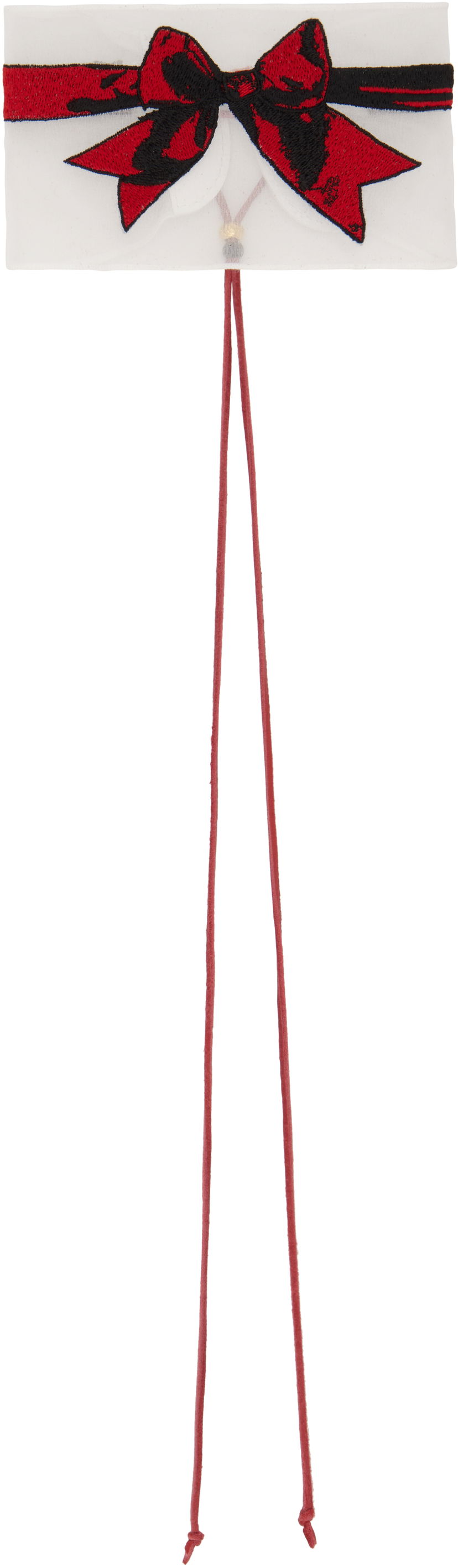 Bælter UNDERCOVER Undercover Ribbon Tie Choker Rød | UC1E1N01-2