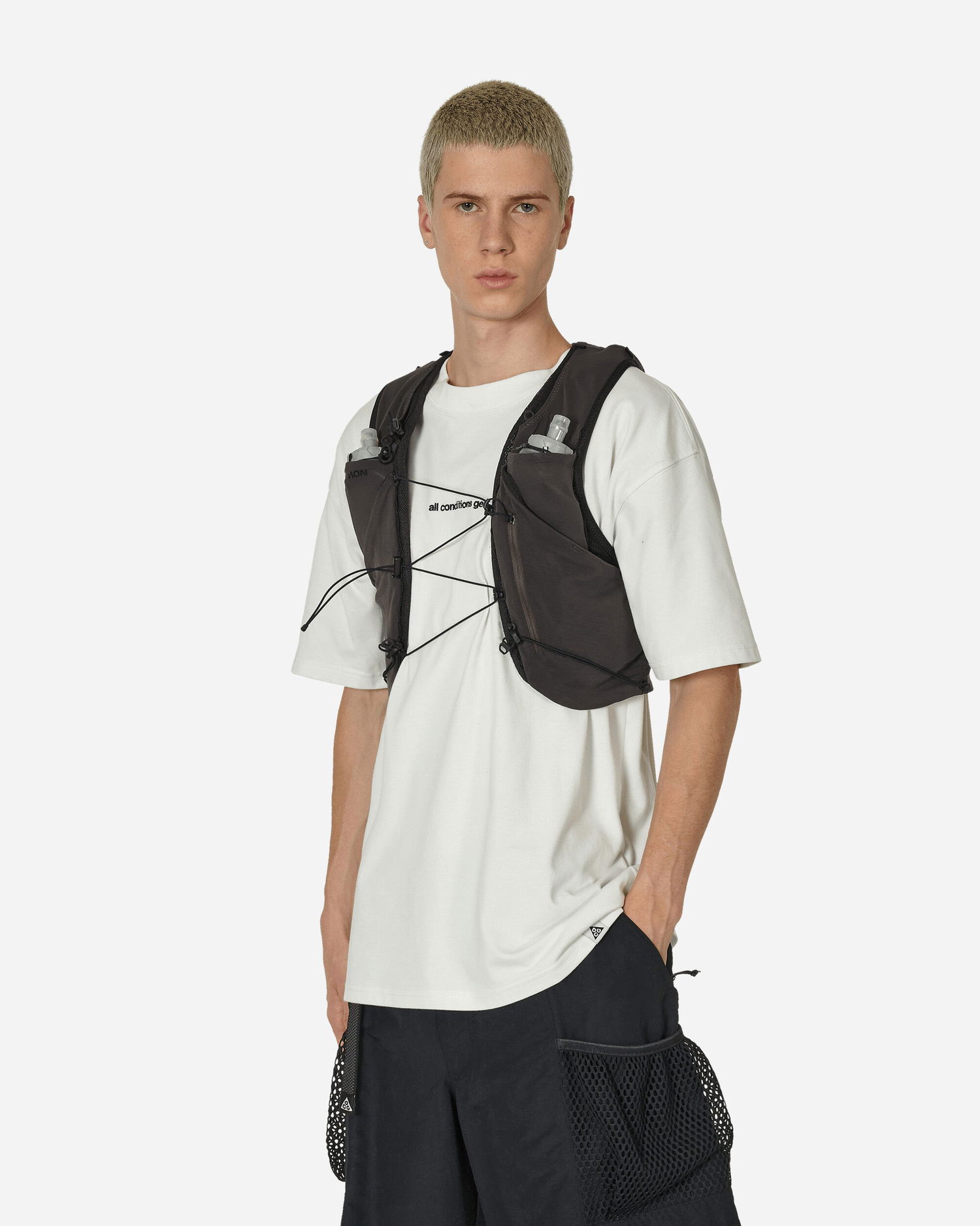 Jakke Salomon ACS Skin 5 Vest Shale Hvid | LC2268800, 0