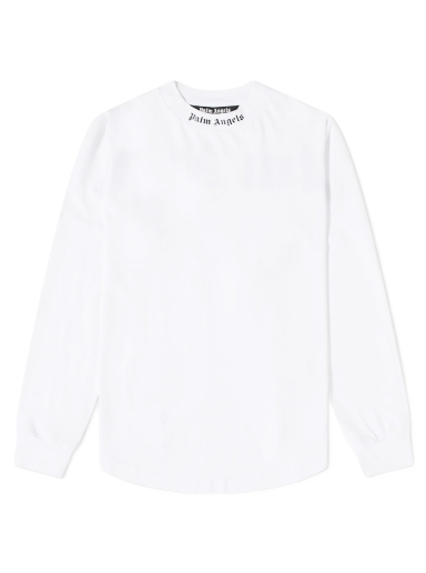 T-shirt Palm Angels Logo Mock Neck T-shirt Hvid | PMAB001C99JER0010110