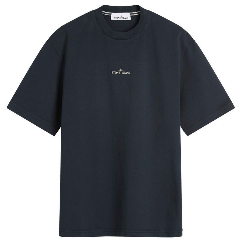 T-shirt Stone Island Stone Island Industrial Print T-Shirt, Size Medium Mørkeblå | K2S152100037-V0020
