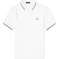 Polo skjorte Fred Perry Twin Tipped Polo Tee Hvid | M3600-T42, 1