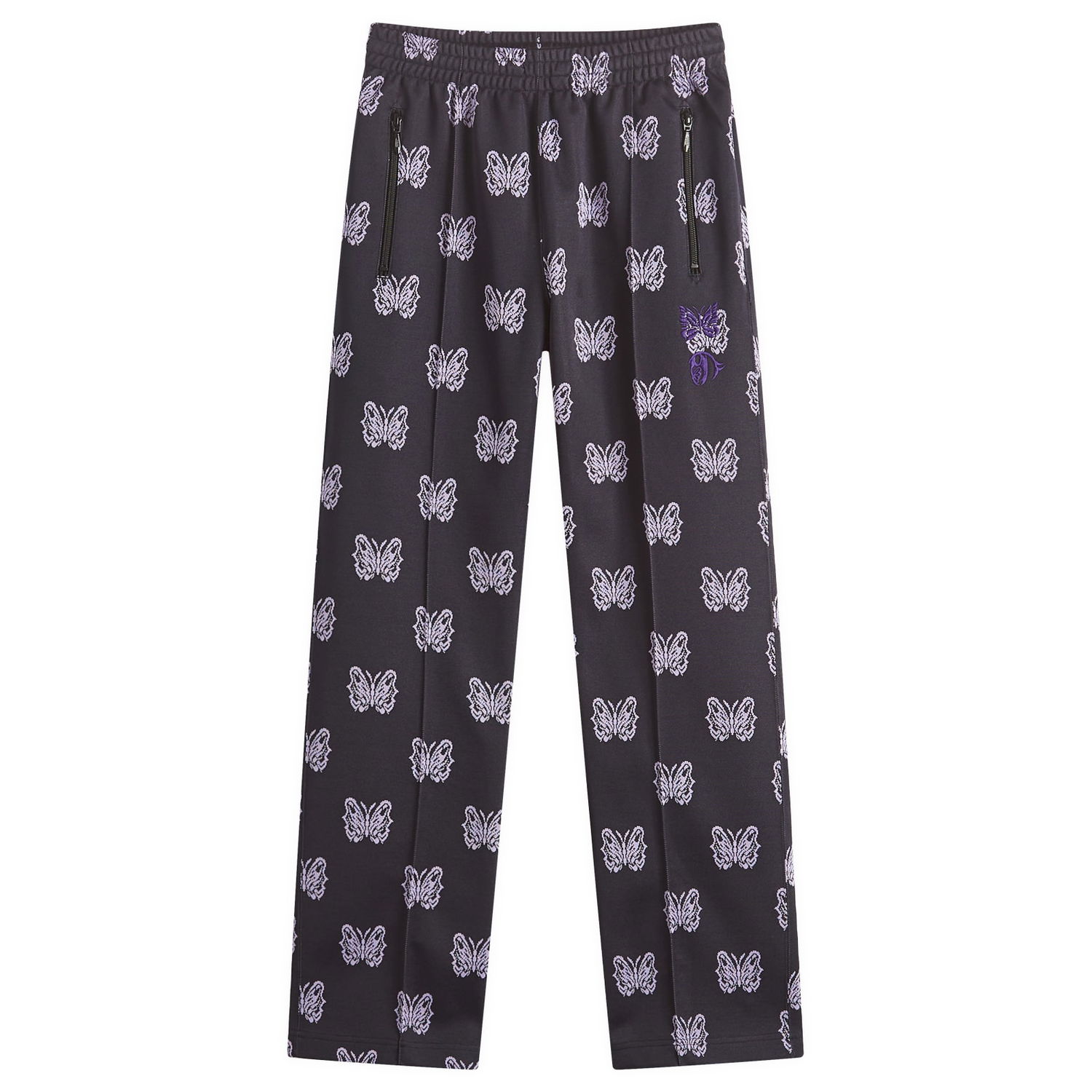 Joggingbukser Needles Needles x Kae Tanaka Butterfly Track Pants, Size Large Sort | QV425-B, 0