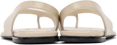 Skopleje TOTEME TOTEME Naplack Leather Thong Sandals Beige | 252-WAS0202-LE0020, 1