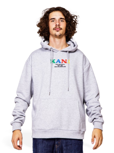 Sweatshirt Karl Kani Retro Hoodie Grå | 6093652