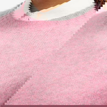 Sweater YMC Jets Knit Jumper Lyserød | Q8XMA-Pink, 5