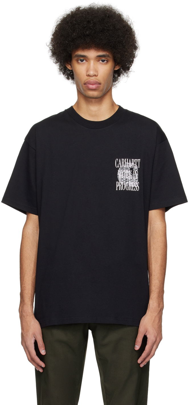 T-shirt Carhartt WIP Black 'Always a WIP' Graphic T-Shirt Sort | I033174