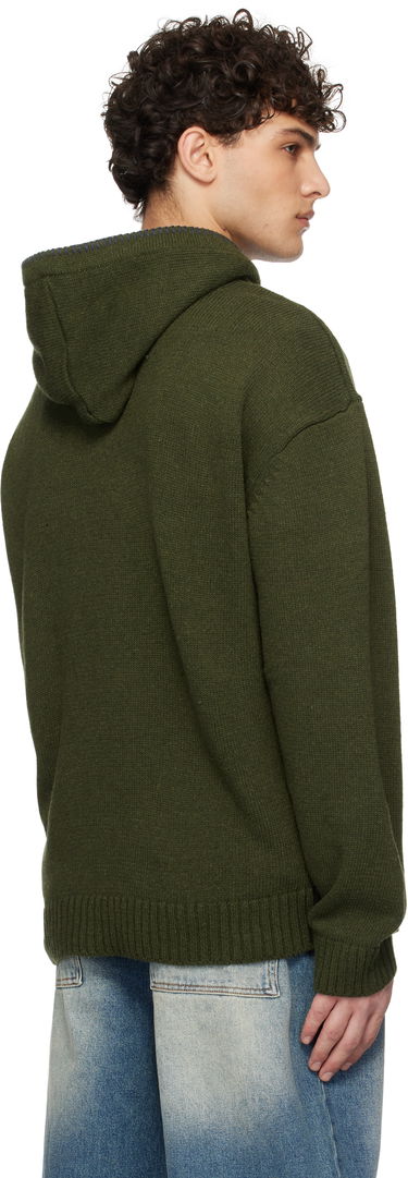 Sweatshirt Dime Wool Hoodie Grøn | DIMEHO2412ARM, 2