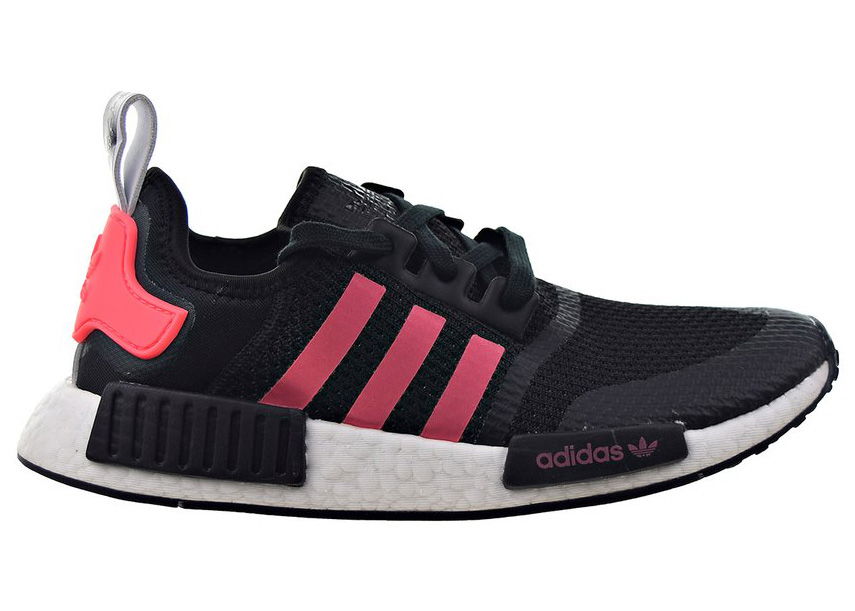 Sneakers og sko adidas Originals NMD R1 Black Signal Pink White Sort | FV9153, 0