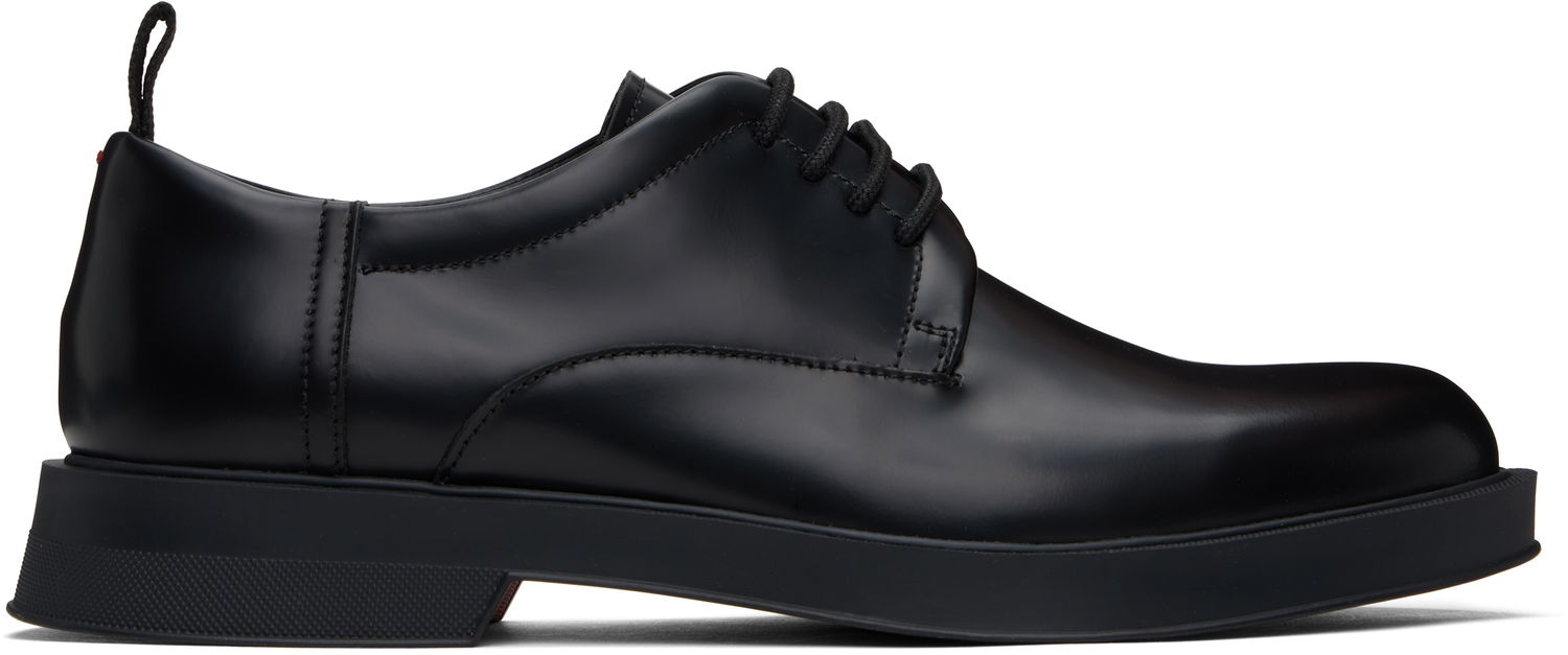Sneakers og sko BOSS Hugo Brush-Off Leather Derbys Sort | 50541841, 0