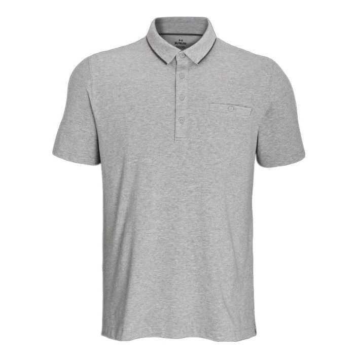 Polo skjorte Under Armour Luxe Heather Polo Grå | 1377363-011