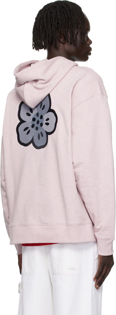 Sweatshirt KENZO Kenzo Paris 'Boke Flower' Embroidered Oversized Hoodie Lyserød | FF65HO4514MC, 2