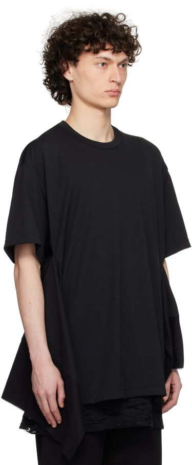 T-shirt Comme des Garçons Homme Plus Polyester Piqué T-Shirt Sort | PO-T020-051, 1
