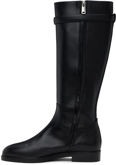 Sneakers og sko Coperni Cavalier Flat Tall Boots Sort | COPSH67857, 2