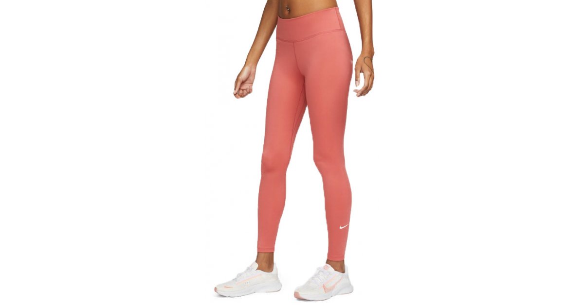 Leggings Nike Dri-FIT One Mid-Rise Leggings Lyserød | dd0252-655, 1