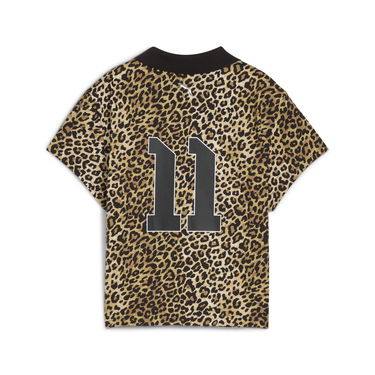 Polo skjorte Puma A$AP ROCKY Baby Leopard Print Cropped Polo T-shirt Flerfarvet | 636099_05, 6