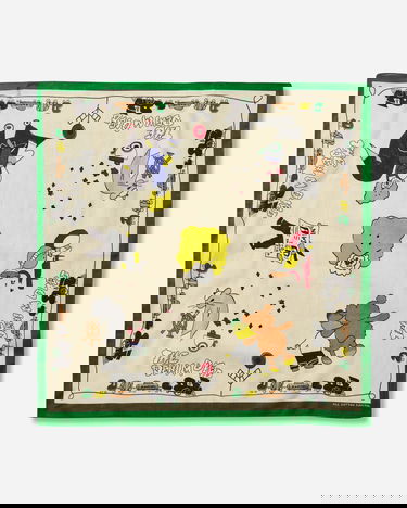 Tørklæde KAPITAL Bandana Peckish Rainbowy Park Flerfarvet | K2504BA530 GREEN, 3
