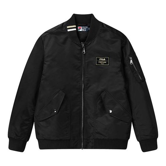 Bomberjakke FILA Woven Baseball Jacket Sort | F11M118751F-BK