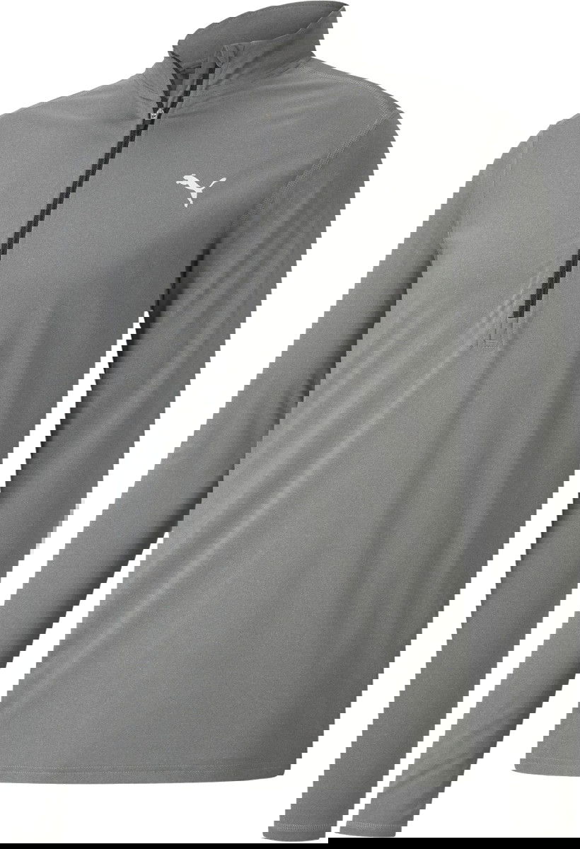 Sweatshirt Puma Cross the Line Quarter-Zip Running Top Grå | 519592-001, 0