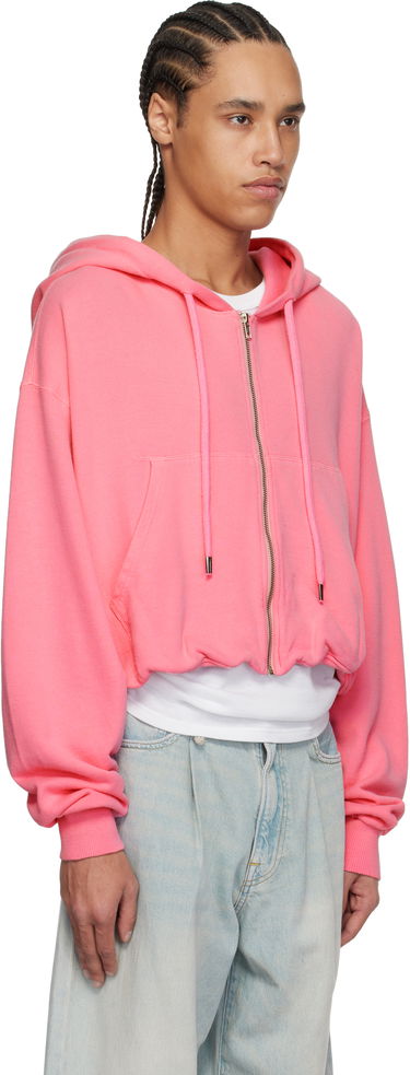 Sweatshirt R13 R13 Balloon Cropped Zip-Up Hoodie Lyserød | R13WK216-K001I, 1