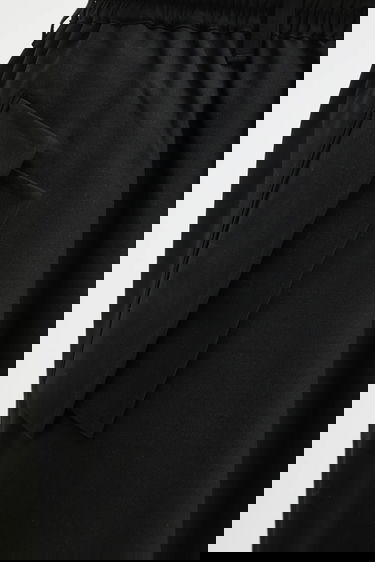 Bukser Y-3 Y-3 Refined Wool Wide-Leg Trousers Sort | JX7275, 5