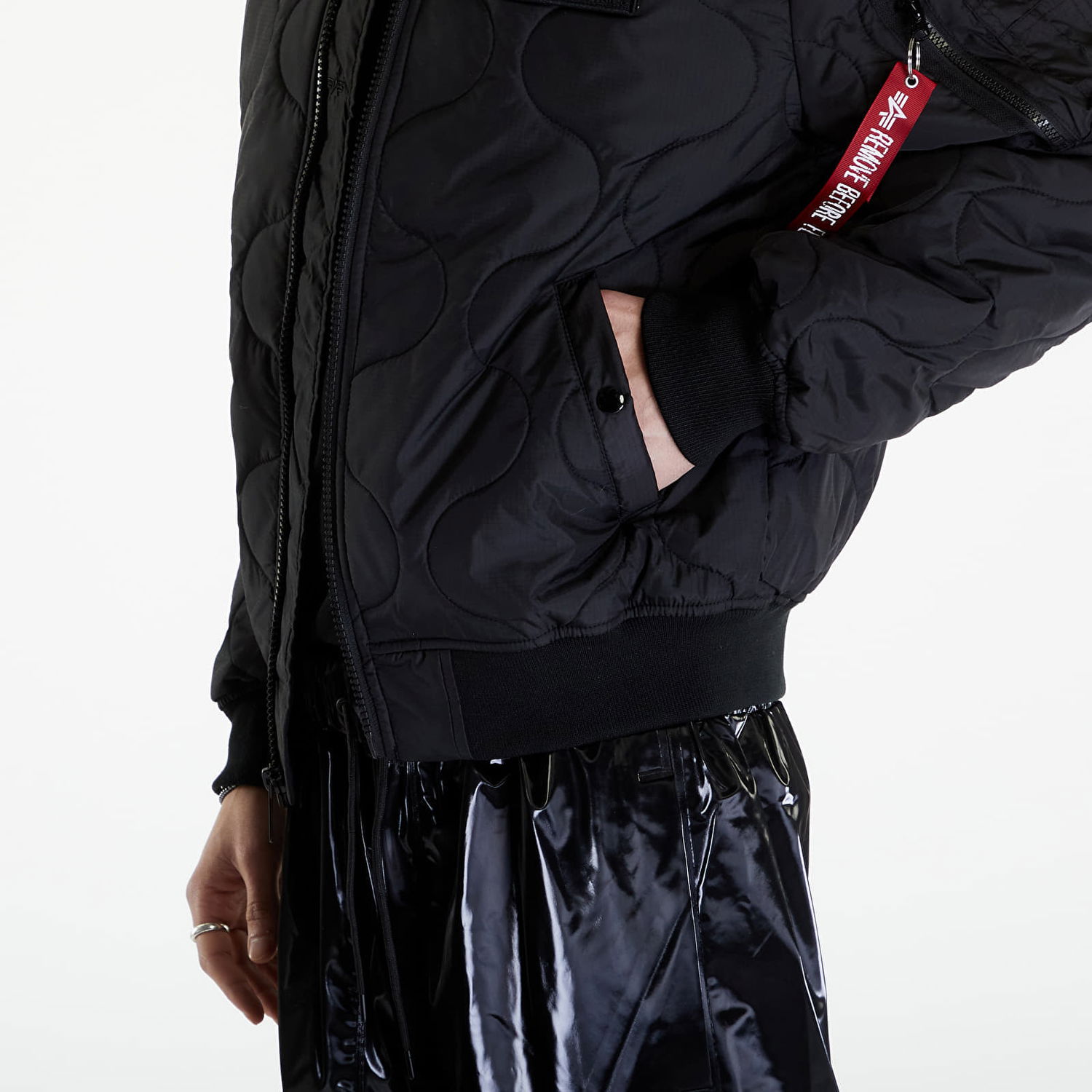 Bomberjakke Alpha Industries MA-1 ALS Black Sort | 136135 03, 1
