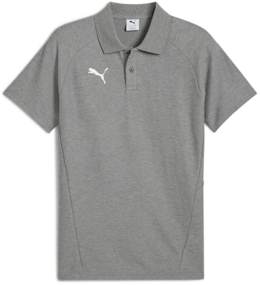 Polo skjorte Puma Puma teamEVOSTRIPE Polo Shirt Grå | 659952-33
