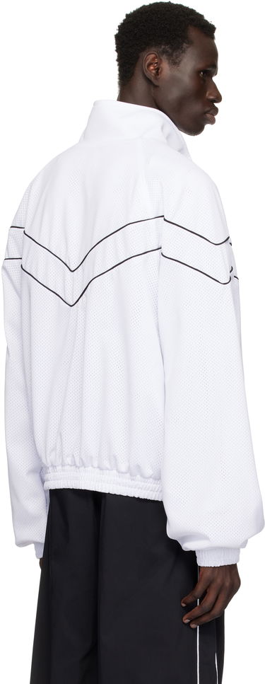 Vindjakke Rhude Rhude Piping Raglan Track Jacket Hvid | RHPS25JA01016, 2