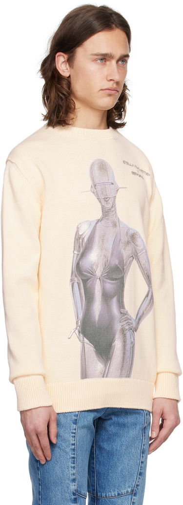 Sweater Stella McCartney Stella McCartney Embroidered Sweater Beige | 6K07143S2480, 1