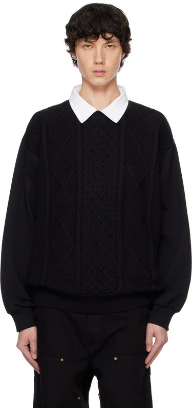 Sweater Carhartt WIP Black Knit Tridon Sweater Sort | I034033, 0
