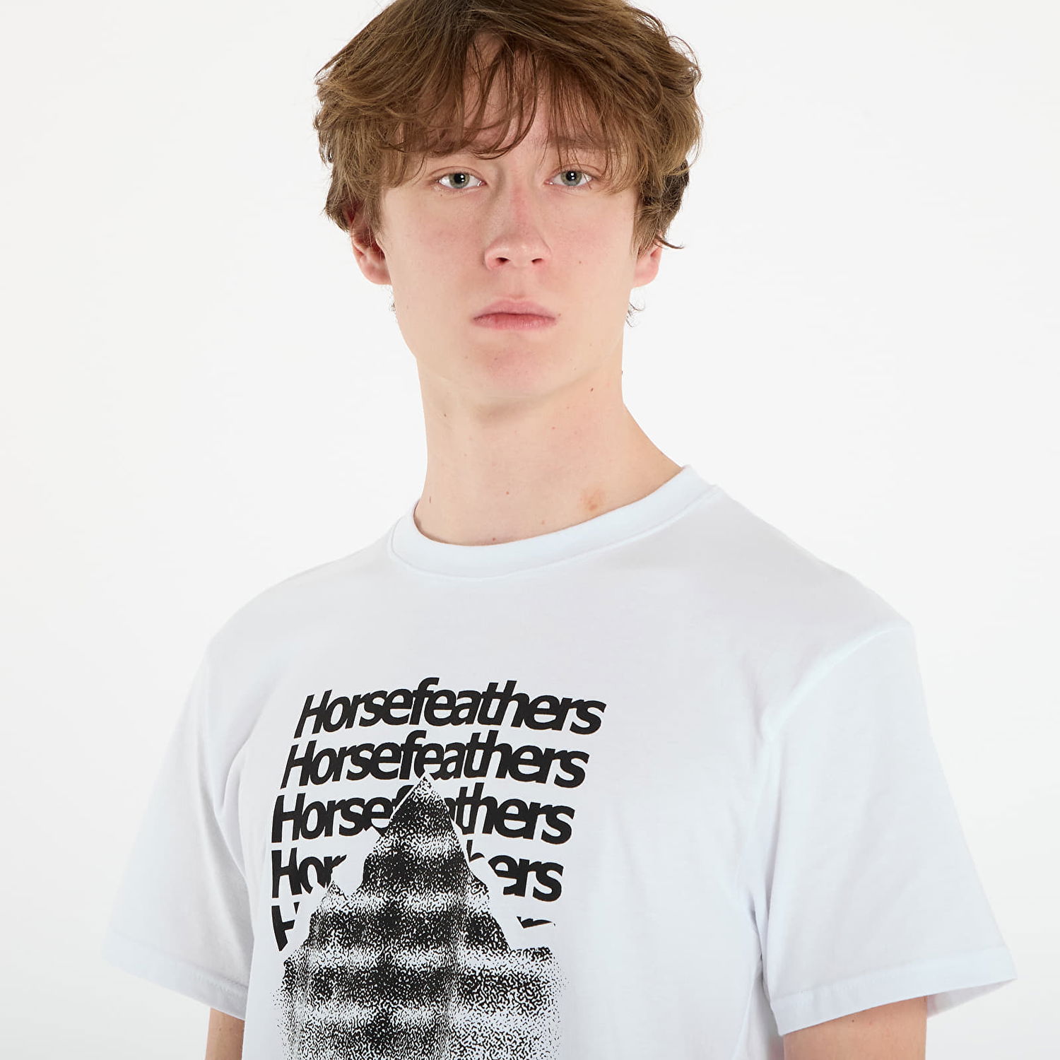 T-shirt Horsefeathers T-Shirt Focus Hvid | SM1390C, 1