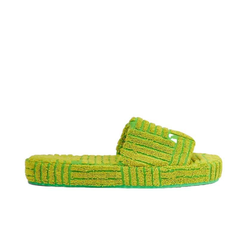Sneakers og sko Bottega Veneta Geometric Pattern Slides Grøn | 660245 V1MY0 7072