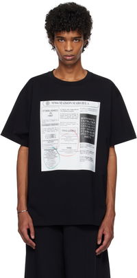 MM6 Newspaper Print T-Shirt
