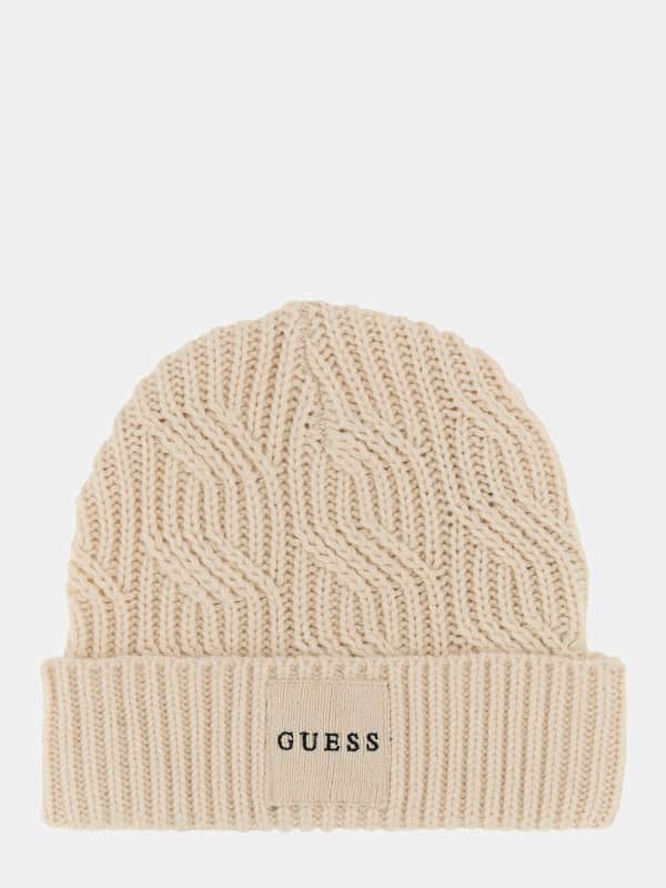 Beanie GUESS Wool Blend Beanie Beige | M4BZ10Z3HD1, 0