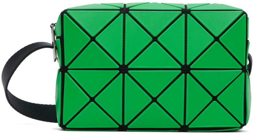 Skuldertaske BAO BAO ISSEY MIYAKE Geometric Pattern Cuboid Crossbody Bag Grøn | BB48AG661