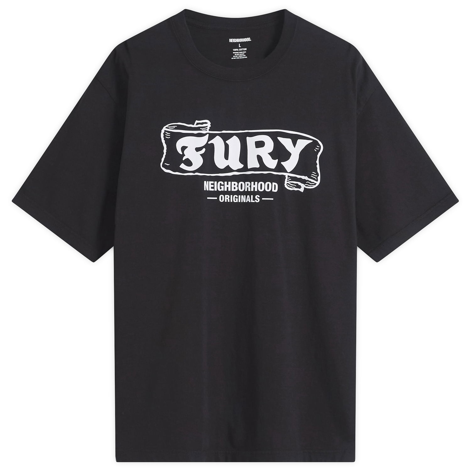 T-shirt Neighborhood Originals Fury T-Shirt Sort | 252PCNH-ST06-BLK, 0