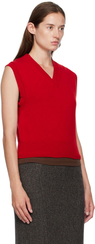 Vest &Daughter &Daughter Athea Knit Vest Rød | HKN03912, 1