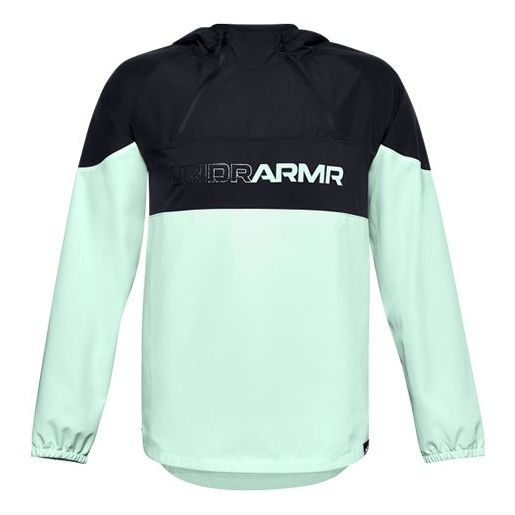Vindjakke Under Armour Futures Mixed Anorak Jacket Grøn | 1358231-002