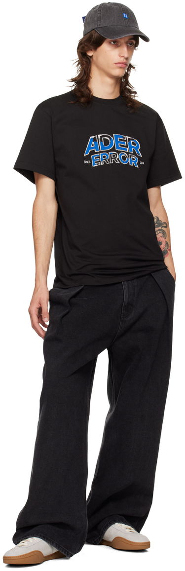 T-shirt ADER ERROR Flocked Logo Graphic T-Shirt Sort | BN25FYTS0101BK, 3