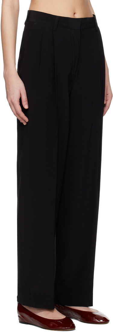 Bukser TOTEME TOTEME Double-Pleat Straight Trousers Sort | 252-WRB0289-FB0378, 1