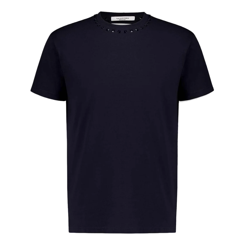 T-shirt Valentino Rockstud T-Shirt Blå | 4V3MG08X959598