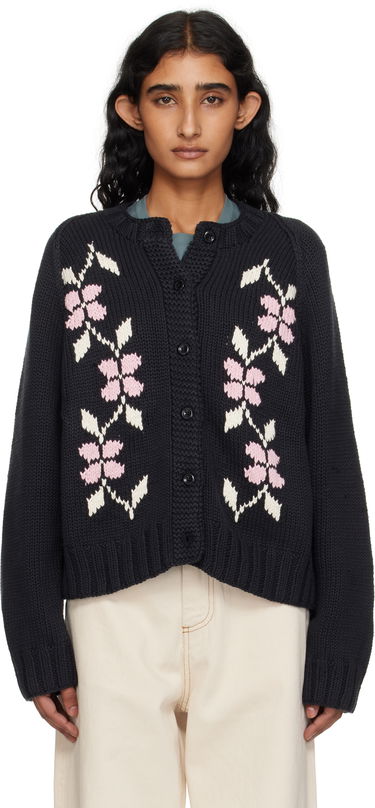 Sweater YMC YMC Atomic Knit Cardigan Sort | Q8YME, 0