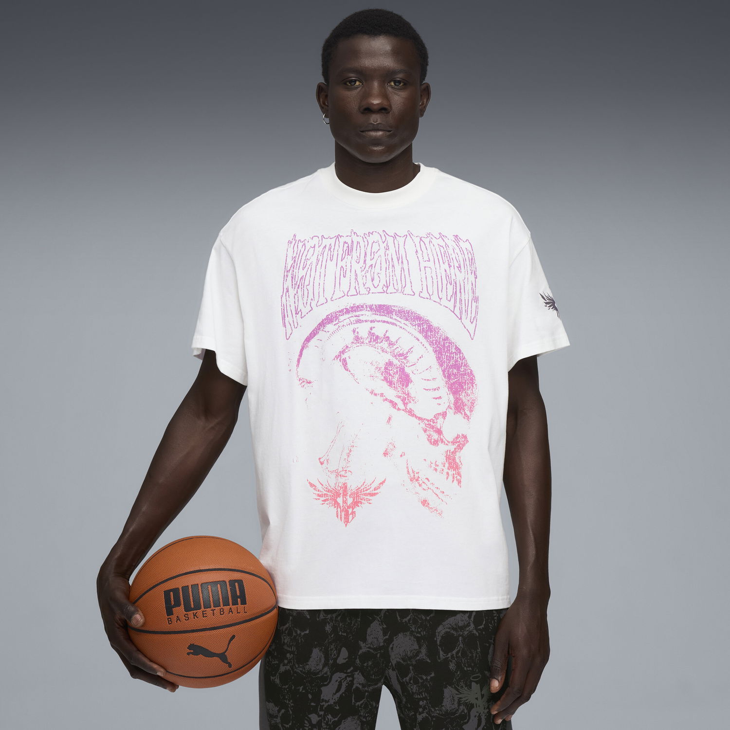 T-shirt Puma LaMelo World Tour-nament I T-Shirt Hvid | 632372_01, 0