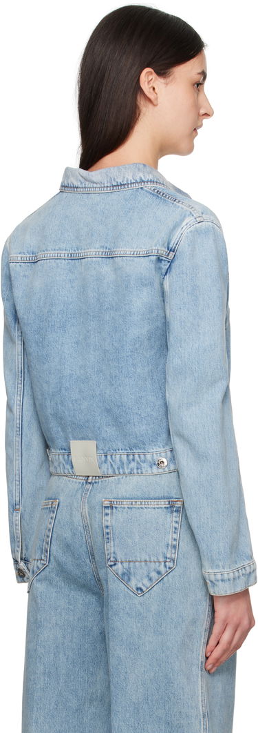 Jakke LANVIN Lanvin Short Denim Jacket Blå | RW-JA0301-D087-P25, 2