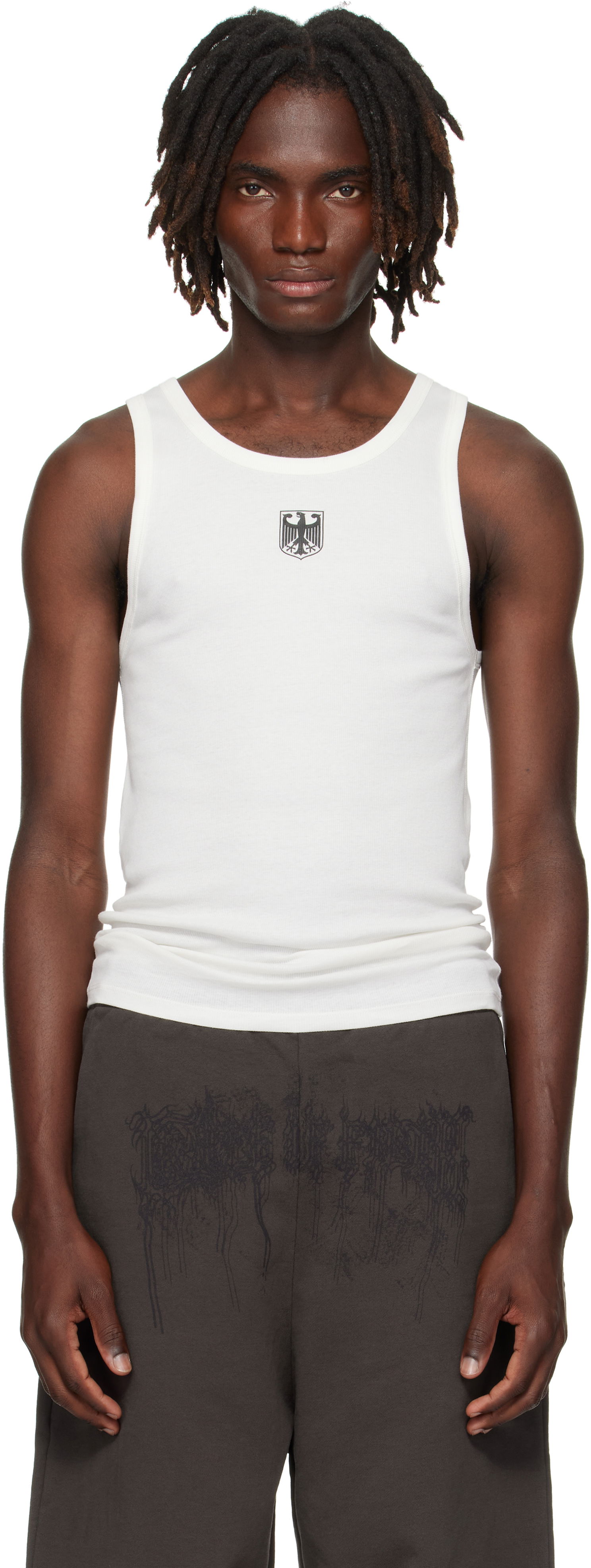 Tanktop VETEMENTS VETEMENTS Eagle Tank Top Hvid | MH76TT320W, 0