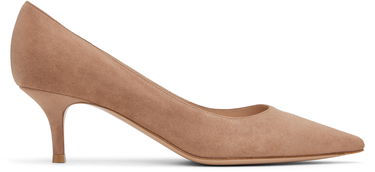 Sneakers og sko Gianvito Rossi Gianvito 55 Suede Pumps Beige | G20336-55RIC-CAM, 0