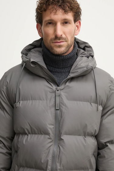 Puffer jakke Rains Long Puffer Down Jacket Grå | 15130.13, 5