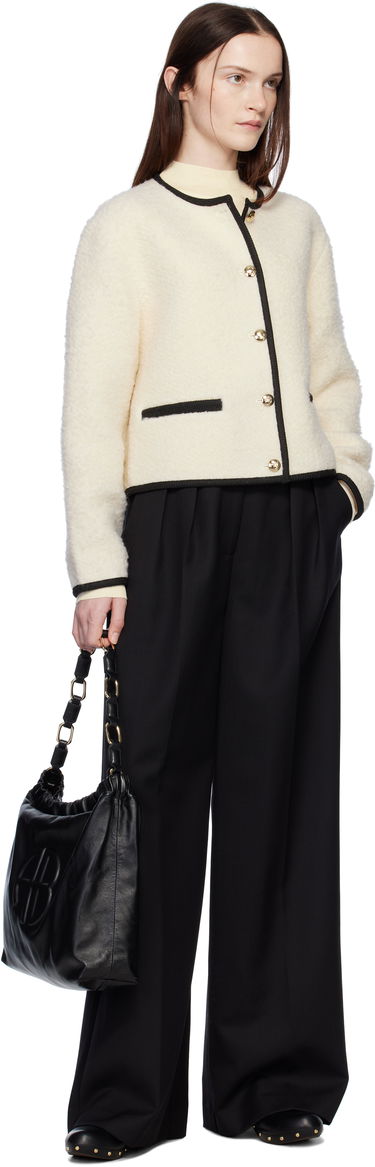 Bukser Anine Bing Anine Bing Lou Wide Leg Trousers Sort | A-03-10389-BLK26, 3