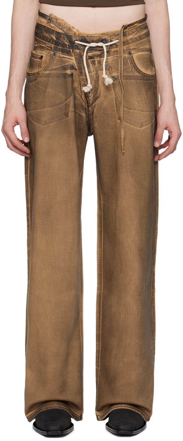 Jeans Ottolinger Ottolinger Double Fold Jeans Brun | 1702808E