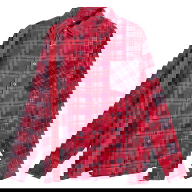 Skjorte Needles 7 Cuts Over Dyed Flannel Shirt Flerfarvet | RW394-A, 1